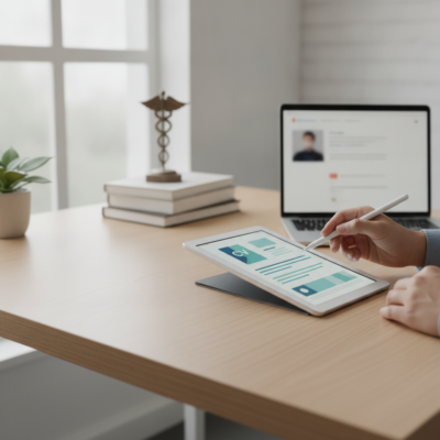 Zorg voor een professioneel en modern cv ontwerp
